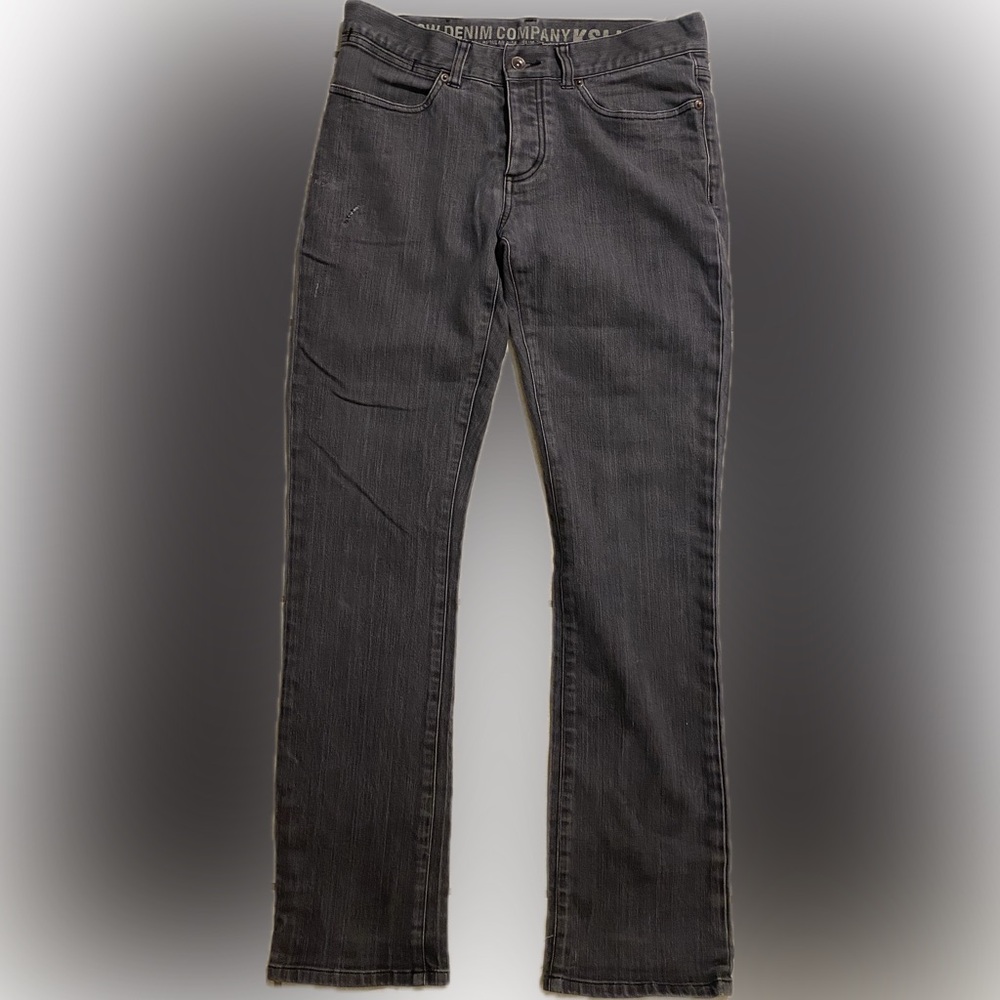 KR3W K SLIMS jeans, size 32, color slate blue/gray